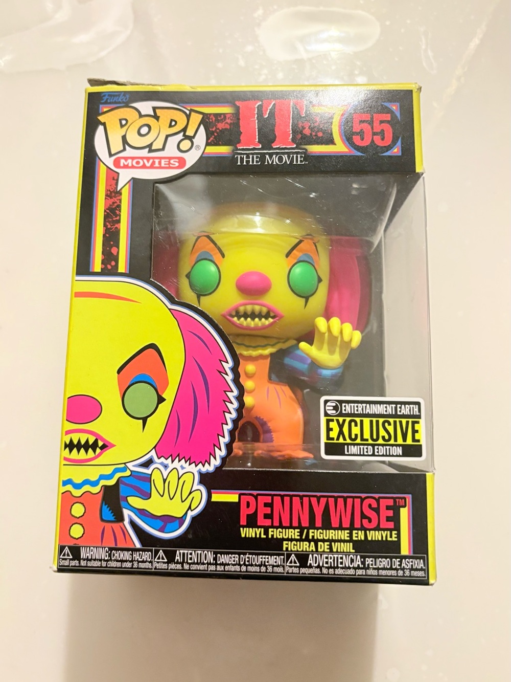 Funko Pop! Vinyl IT Pennywise
#55 Entertainment Earth
Exclusive Limited Edition